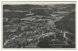 MW14425/ Burg Berwartstein Erlenbach Seltenes Strähle Luftbild 30er Jahre - Autres & Non Classés