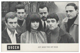V6200/ Joy Fleming An The Hit Kids  Beat- Popband Autogrammkarte 60er Jahre - Other & Unclassified