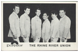 V6201/ The Rhine River Union  Beat- Popband Autogrammkarte 60er Jahre - Autres & Non Classés