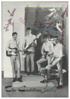 V6216/ The Cadillacs Beat- Popband Autogramm Autogrammkarte 60er Jahre - Autographes