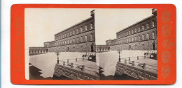 XX19385/ Stereofoto  Firenze Palazzo Pitti  Foto  G. Sommer, Napoli Ca.1885 - Autres & Non Classés