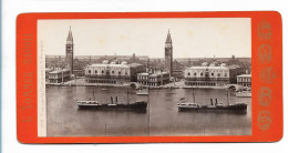 XX19388/ Stereofoto  Venedig Venezia Foto  G. Sommer, Napoli Ca.1885 - Autres & Non Classés