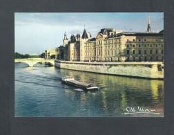 PARIS - LA SEINE ET LA CONCIERGERIE  (FR 20.221) - The River Seine And Its Banks
