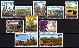 Belgisch Congo Belge - Belgian Congo - Rwanda 1965 N° 98/107 MNH Complete Set Animals - Animaux - Dieren C22.00Eu - Neufs
