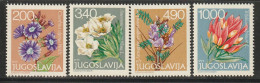 YOUGOSLAVIE- N°1669/72 ** (1979) Fleurs - Unused Stamps