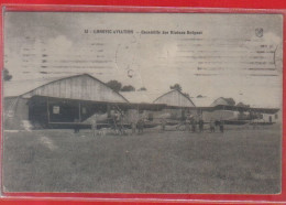 Carte Postale 21. Longvic-Aviation Escadrille Des Biplans Bréguet  Les Hangars à Avion Très Beau Plan - Andere & Zonder Classificatie