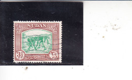 SUDAN  1951 - Yvert  105° -  Serie Corrente - Sudan (1954-...)