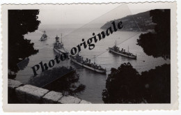 Photo Originale - Bateau Navire De Guerre Cuirassé Destroyer Torpilleur ? - Lieu Et Année à Identifier - Guerre, Militaire