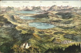 11853457 Seetal Und Umgebung Mit Den Alpen Panoramakarte Seetal - Andere & Zonder Classificatie