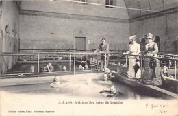 Suisse - Loèche (VS) Intérieur Des Bains De Loèche - Année 1911- Ed. Jullien Frères 2594 - Loèche