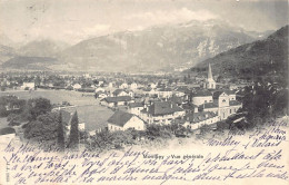 Suisse - Monthey (VD) Vue Générale- Ed. Jullien Frères 1855 - Altri & Non Classificati
