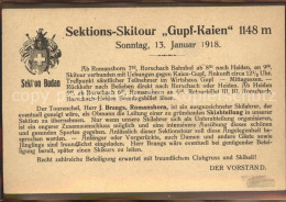 11853177 Kreuzlingen TG Sektion Bodan Sektions Skitour Gupf-Kaien Kreuzlingen - Otros & Sin Clasificación