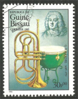 MU-104 Guine-Bissau Music Musique Composer Trombone Cor Horn Tanbour Drum Haendel - Musik