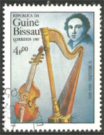 MU-99 Guine-Bissau Music Musique ComposerHarp Violoncelle Harp Cello Bellini - Musique