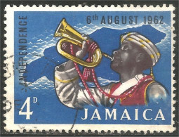 MU-91 Jamaica Music Musique Instrument Trompette Trumpet Carte Map - Musik