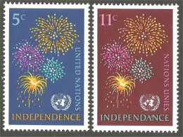 MU-12 Nations Unies Musique Music Fireworks Feux Artifice Vuurwerk Feuerwerk Fuegos Artificios MNH ** Neuf SC - Musique