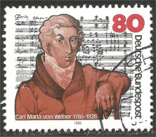 MU-17  Musique Music Carl Maria Von Weber Composer Compositeur - Music