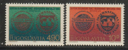 YOUGOSLAVIE- N°1684/5 ** (1979) Banque - Unused Stamps