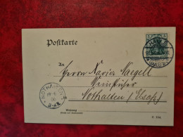 CARTE HALLE  1906 Pour NOTHALTEN - Other & Unclassified