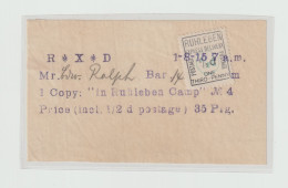 British Prisoner Of War Card From Germany, Prisoner Camp Ruhleben - Express Stamp Dated 1.8.1915. Male Citizens Of The B - Militaria