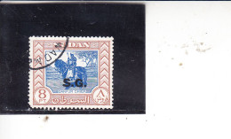 SUDAN  1962 - Yvert  S  109° - Servizio - Sudan (1954-...)