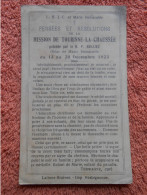 Image Pieuse Religieuse Holy Card De Mission Tourinne La Chaussée 1923 - Imágenes Religiosas