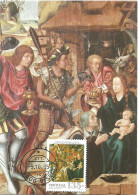 30915 - Carte Maximum - Portugal - Arte Descobrimentos - Adoração Reis Magos 1500 - Museu Grão Vasco Viseu - Tarjetas – Máximo