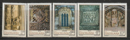 YOUGOSLAVIE- N°1692/6 ** (1979) Sculptures - Unused Stamps