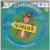 C1326  FROMAGE CAMEMBERT VIRLUX MARTIN VIRE  CALVADOS 6 PORTIONS PETIT TAUREAU NEGO - Käse