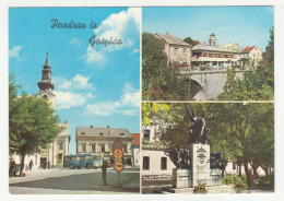 Gospić Old Postcard Posted 1972 240510 - Kroatien