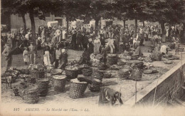 80 , Cpa  AMIENS , 147 , Le Marché Sur L'Eau (15349) - Amiens