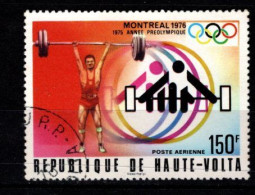 - HAUTE VOLTA - 1976 - YT N° PA 202 - Oblitéré - Préolympique Montréal - Opper-Volta (1958-1984)