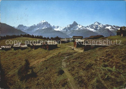 11852526 Wiesen Albula Wiesener Alp Mit Piz D`Ela Tinzenhorn Piz Mitgel  - Autres & Non Classés