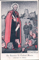 Pierre Châtillon Illustrateur, Guerre 1914-18, Son Eminence Le Cardinal Mercier, Humour Et Propagande (780) - Humour