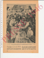 Photo Presse 1946 Format Page 24 X 16 Cm Lendemain De La Libération De Wittenheim Distribution De Conserves Guerre 39-45 - Zonder Classificatie