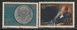 YOUGOSLAVIE- N°1711/2 ** (1980) Europa - Unused Stamps