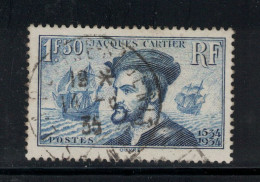 N°297 OBLITERE, FRANCE.1934, JACQUES CARTIER - Used Stamps