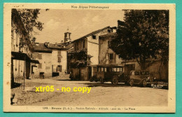 BRAUX 04 Près ANNOT - Basses Alpes - Autocar - La Place - éditeur / état, Voir Scans R/V . - Other & Unclassified