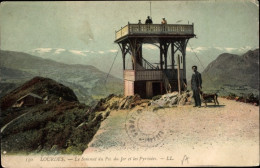 CPA Lourdes Hautes Pyrénées, Der Gipfel Des Pic Du Jer, Pyrenäen - Sonstige & Ohne Zuordnung