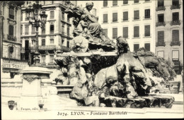 CPA Lyon Rhône, Fontaine Bartholdi - Other & Unclassified