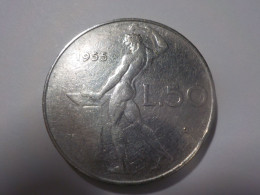 ITALIE   50 Lire   Année 1955 - 50 Lire