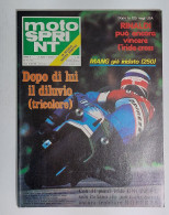 60450 Motosprint 1980 A. V N. 31 - Morini 426 + POSTER Sidecar - Motores