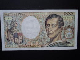 FRANCE : 200 FRANCS   1992    FAY 70 / P 155e     TTB - 200 F 1981-1994 ''Montesquieu''