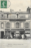 BERNAY Place De L' Hôtel De Ville. Café Restaurant - Bernay