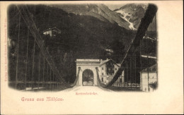 CPA Mühlau Innsbruck In Tirol, Kettenbrücke - Sonstige & Ohne Zuordnung