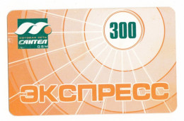 Russia, Phonecard › 300u Logo Santel,Col:RU-SAN-REF-0009B - Estonia