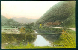 BJ008 JAPAN GIAPPONE TAKAO ROAD  OLD ORIGINAL POSTCARD - Autres & Non Classés