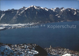 11851516 Glion Fliegeraufnahme Montreux Lac Leman Grammont  Glion - Sonstige & Ohne Zuordnung