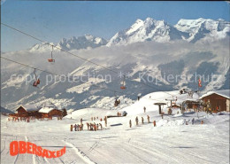 11851496 Obersaxen GR Sessellift Skigebiet Restaurant Kartitscha Obersaxen  - Sonstige & Ohne Zuordnung