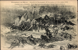CPA Champigny Marne, Bataille De Champigny, Combat De La Platriere - Sonstige & Ohne Zuordnung